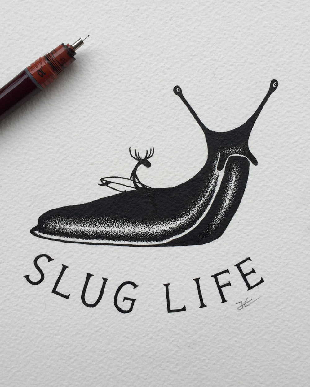 Slug Life. Original illustration - SOLD OUT