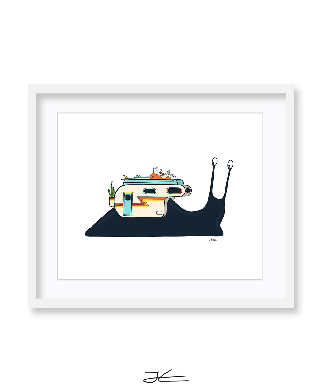 Snail Rig - Print/ Framed Print