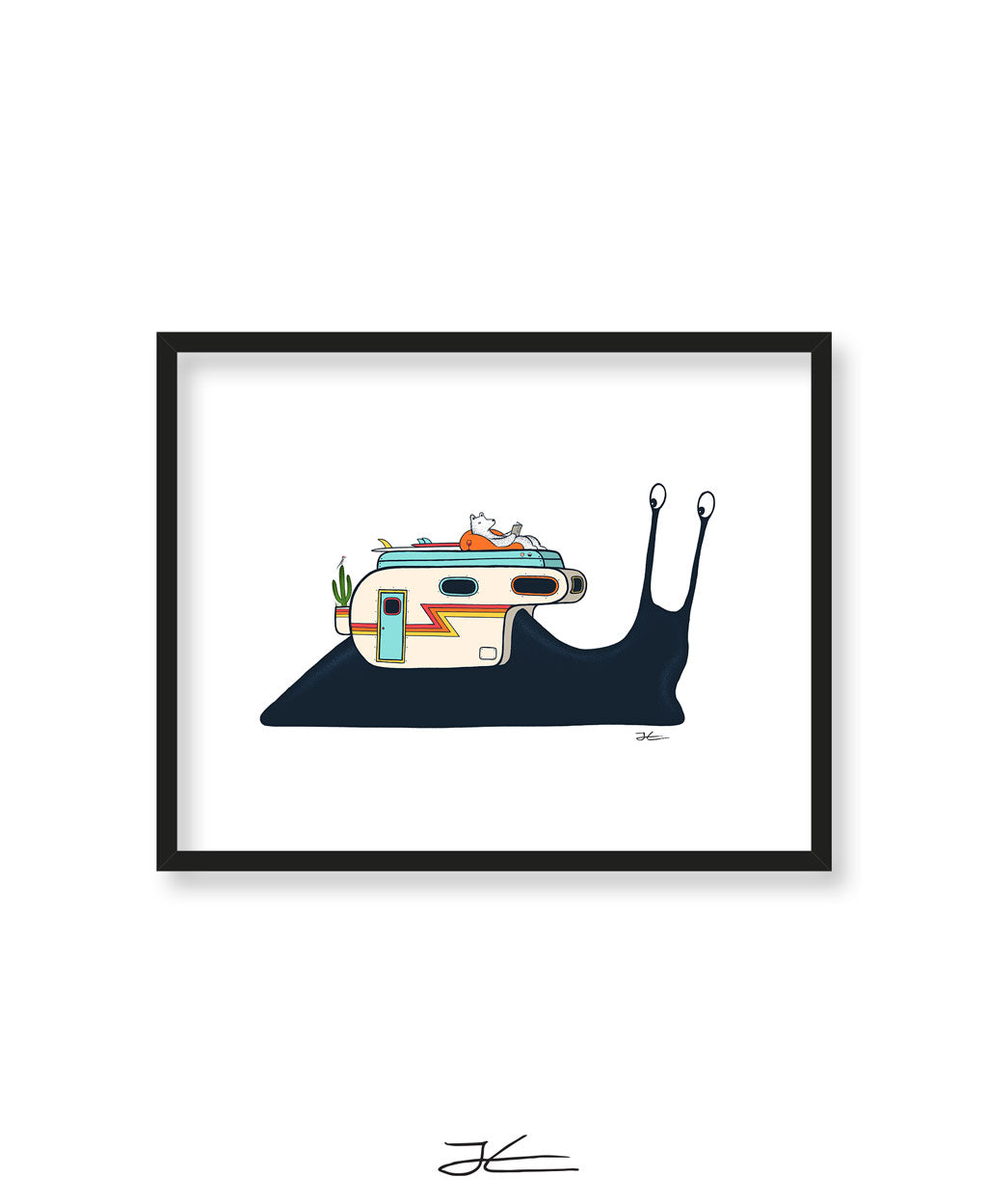 Snail Rig - Print/ Framed Print