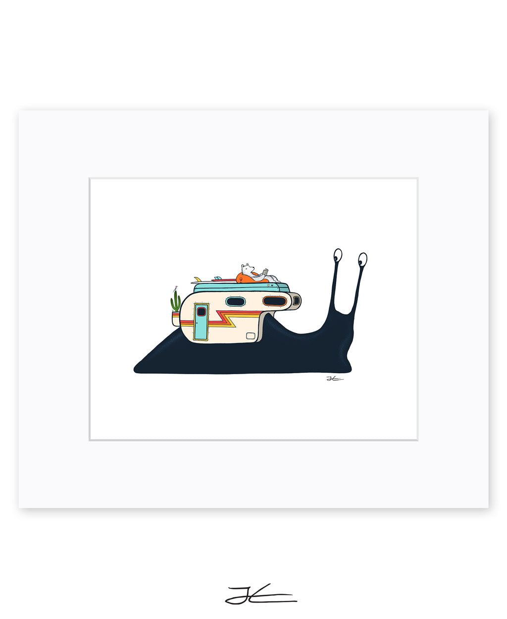Snail Rig - Print/ Framed Print