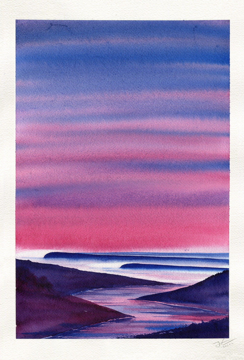 South Swell. Original signed illustration - SOLD OUT