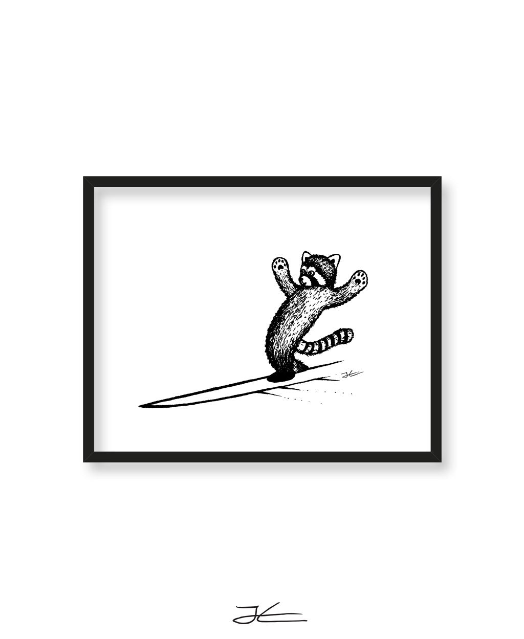 Stoked Red Panda - Print/ Framed Print