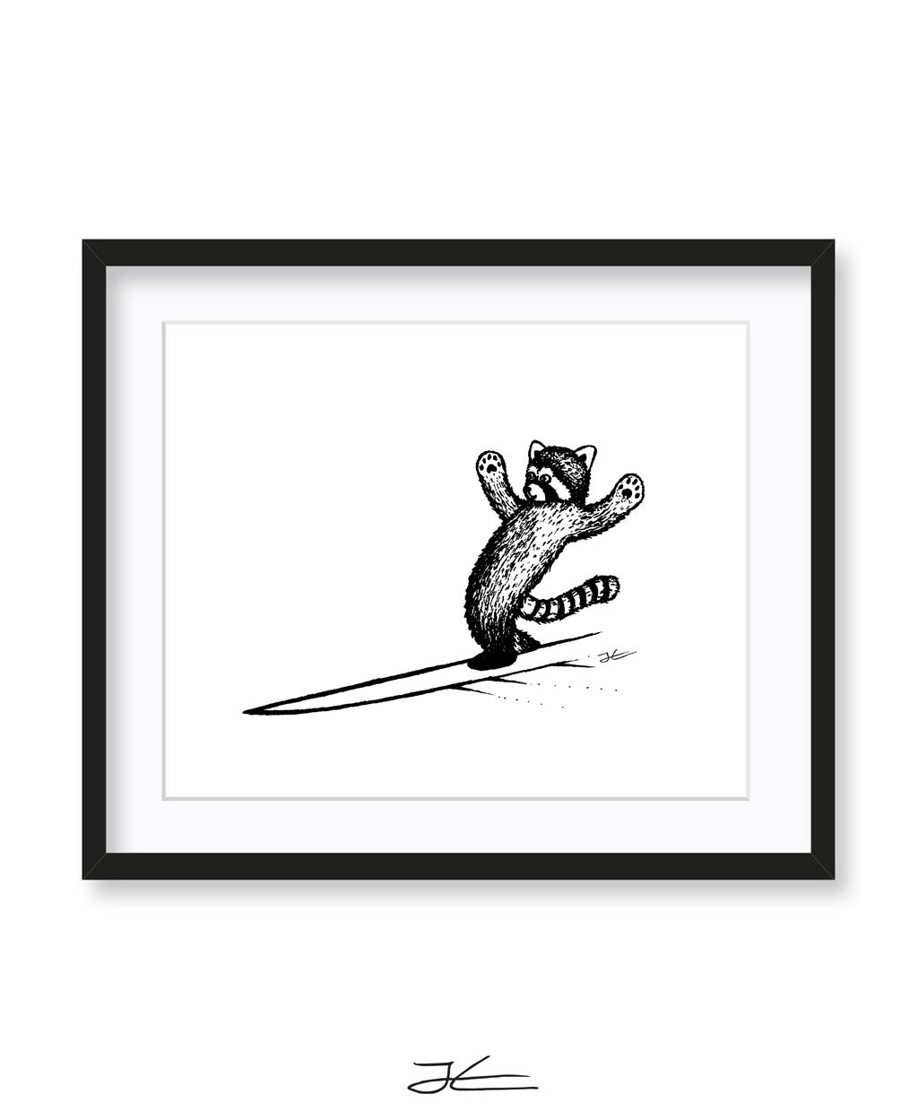 Stoked Red Panda - Print/ Framed Print
