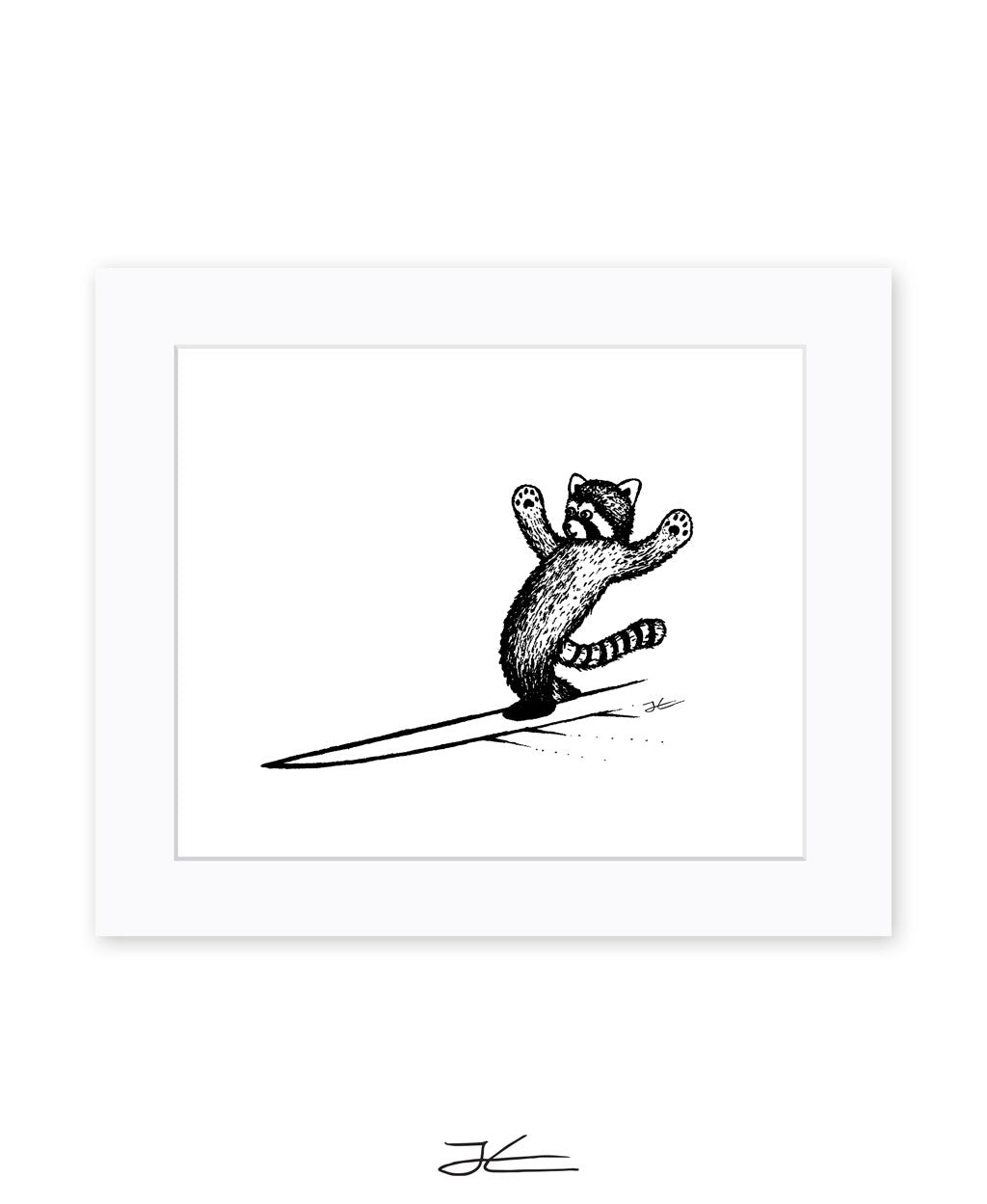 Stoked Red Panda - Print/ Framed Print