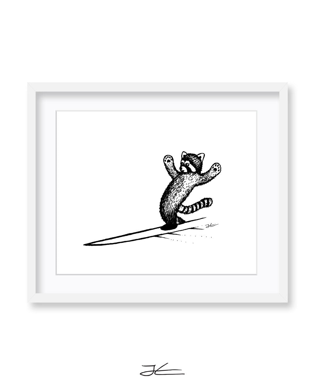 Stoked Red Panda - Print/ Framed Print