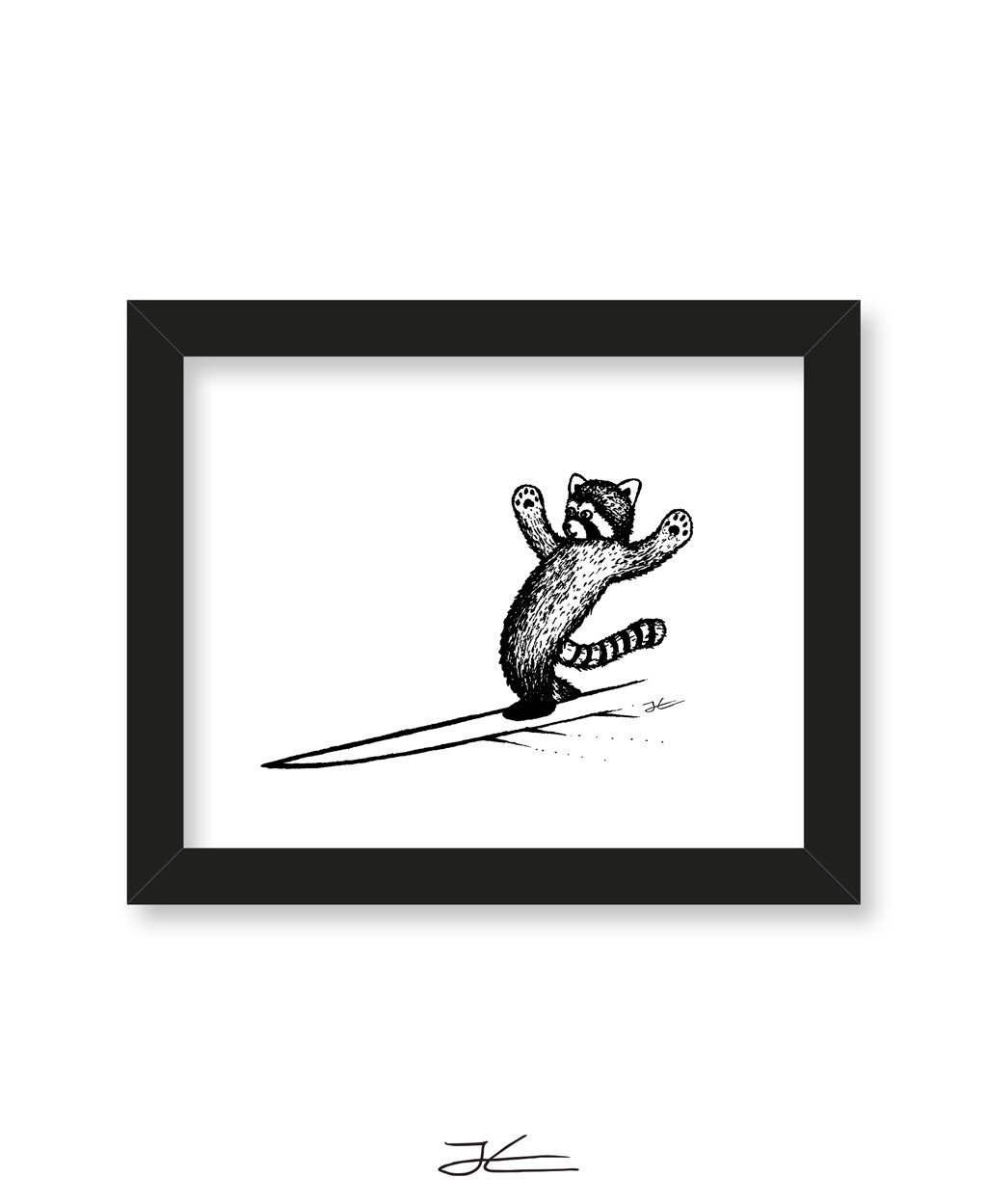 Stoked Red Panda - Print/ Framed Print