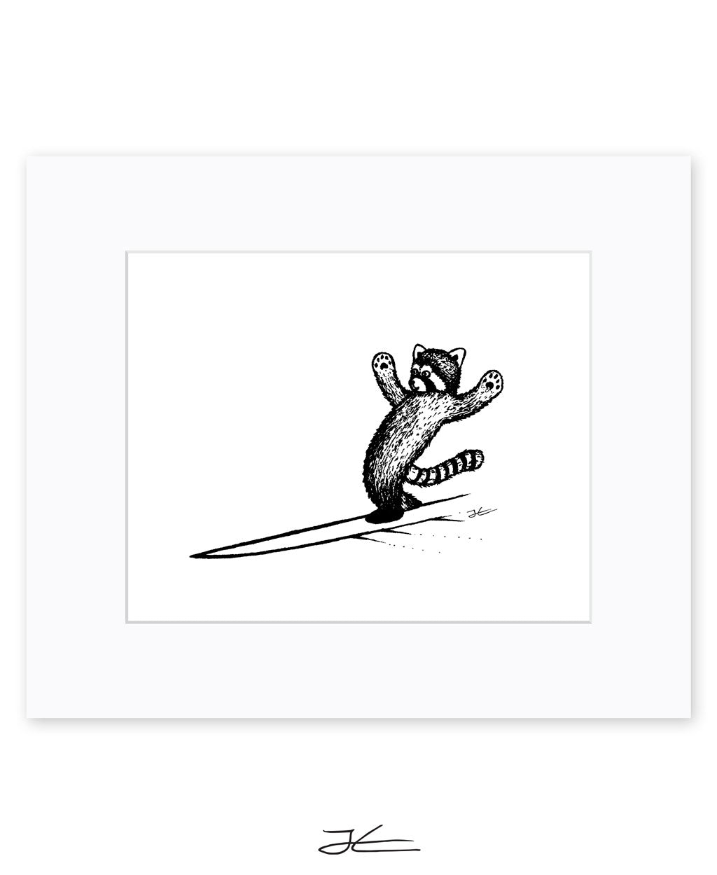 Stoked Red Panda - Print/ Framed Print