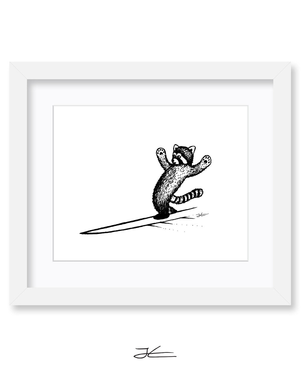 Stoked Red Panda - Print/ Framed Print