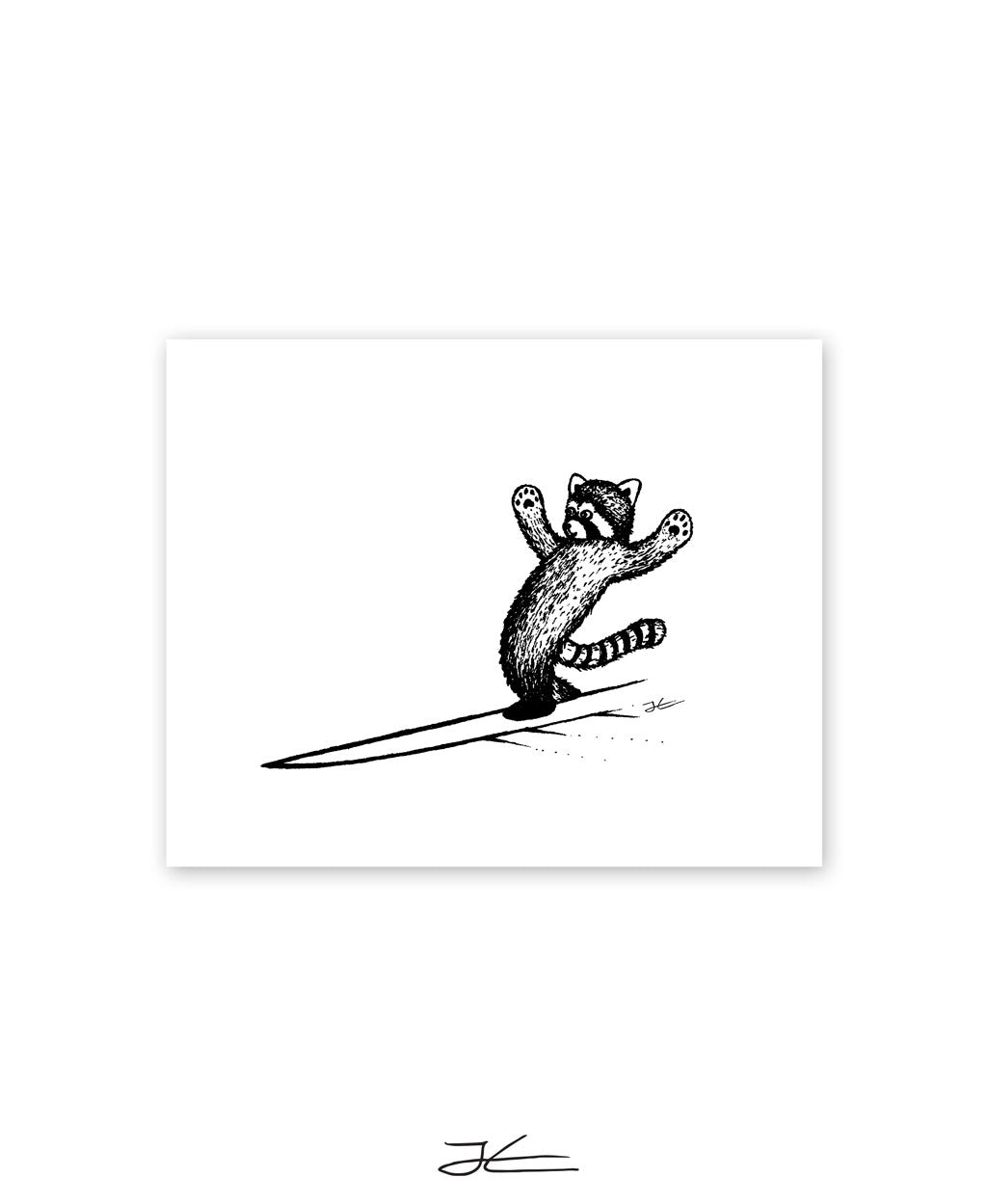 Stoked Red Panda - Print/ Framed Print