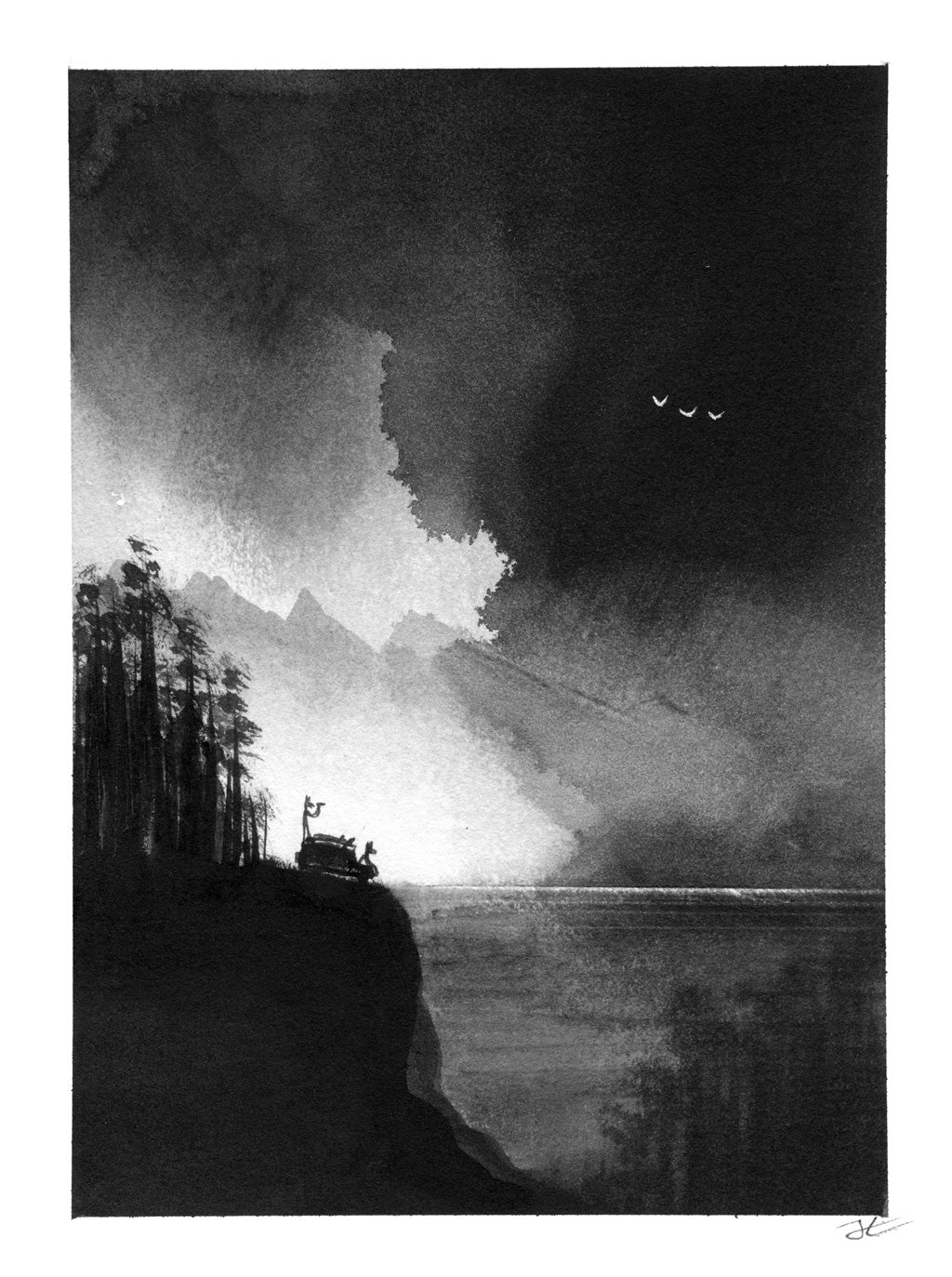 Storm Front. Original illustration - SOLD OUT