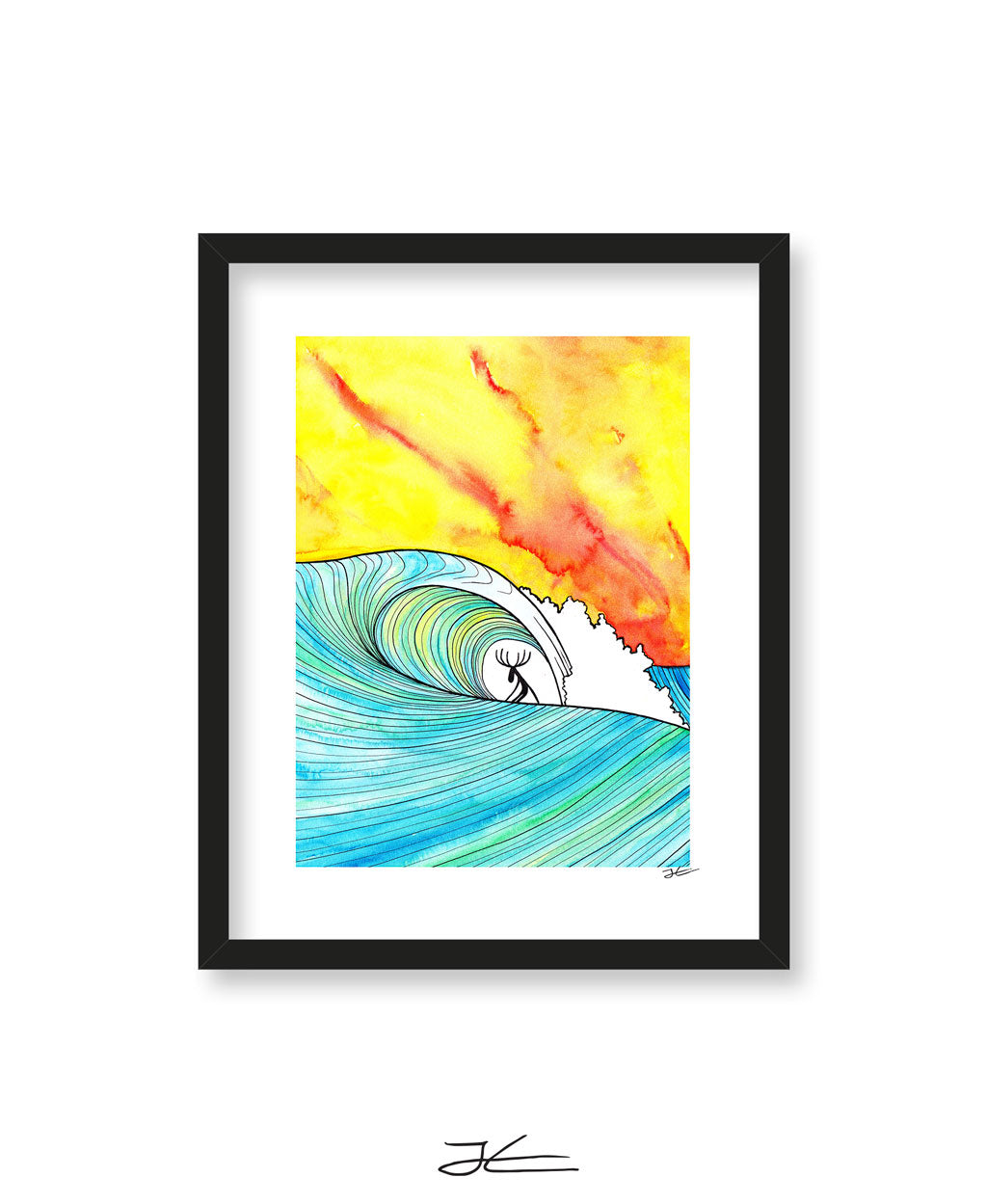 Sunset Slab - Print/ Framed Print