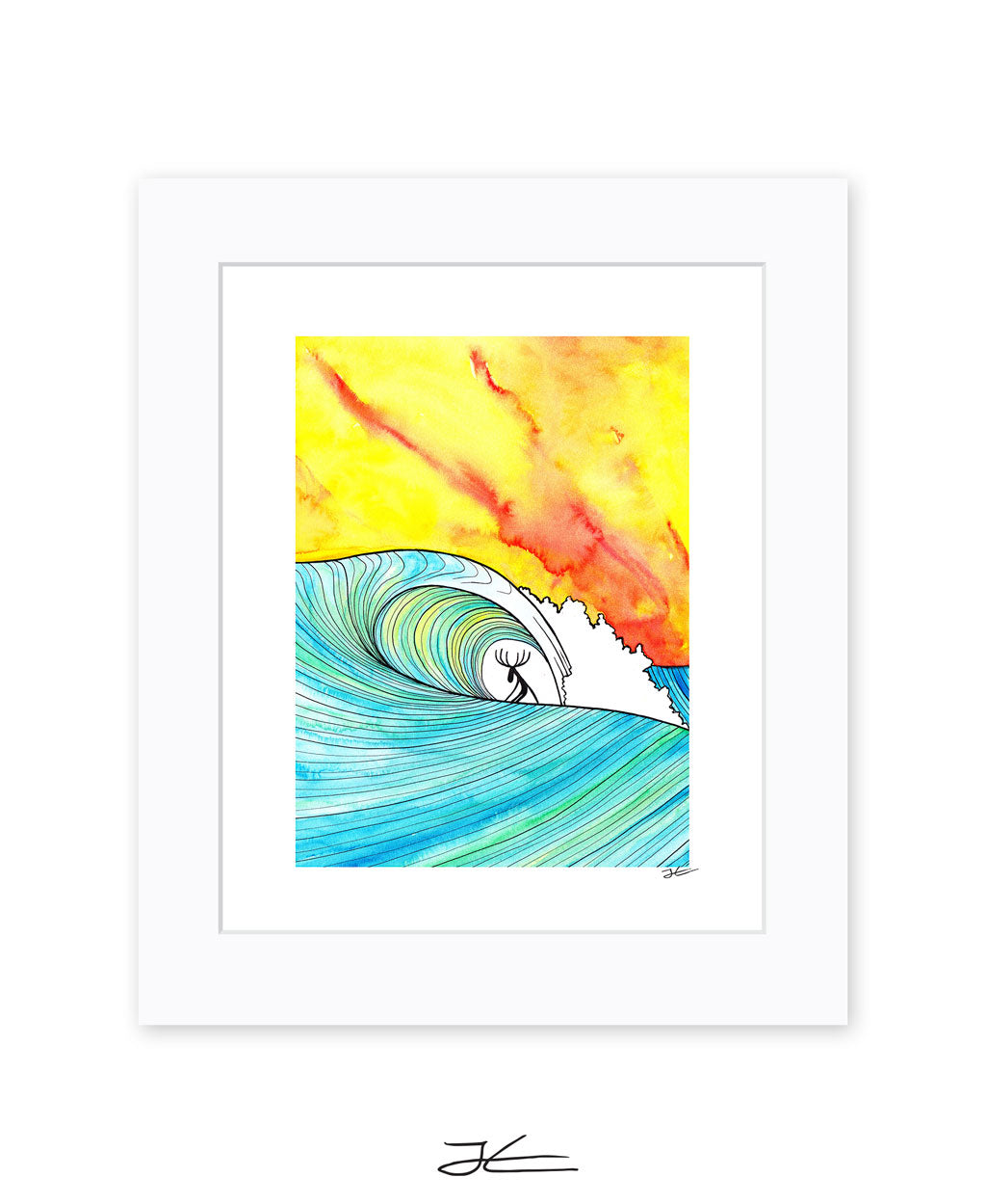 Sunset Slab - Print/ Framed Print