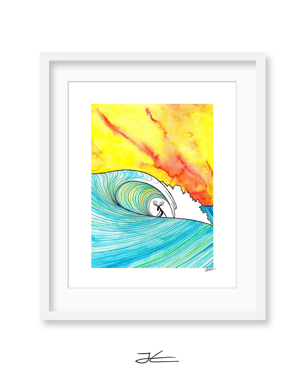Sunset Slab - Print/ Framed Print