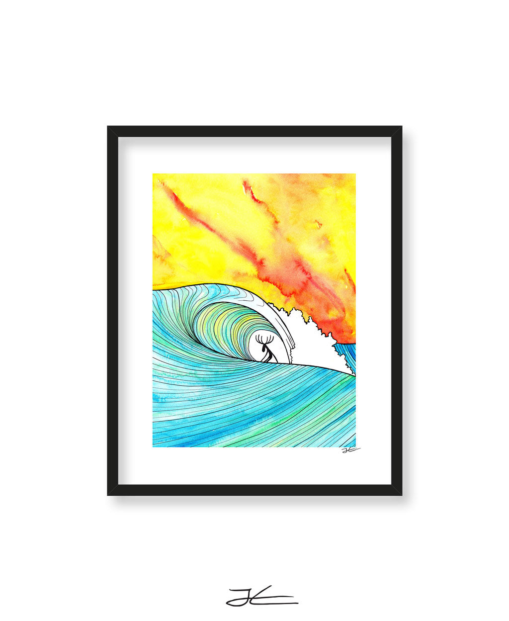 Sunset Slab - Print/ Framed Print