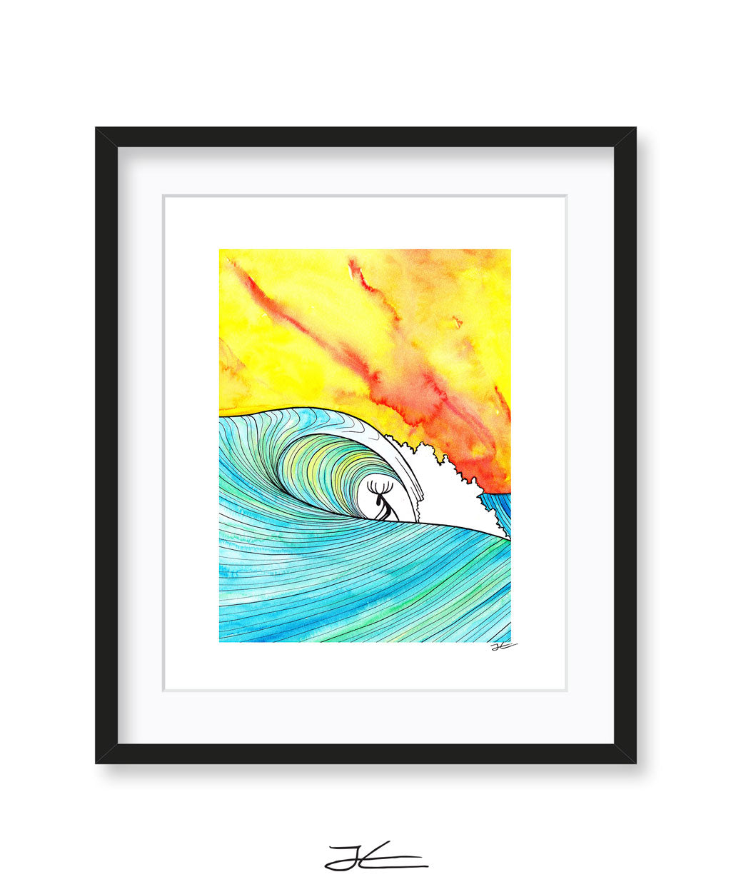 Sunset Slab - Print/ Framed Print