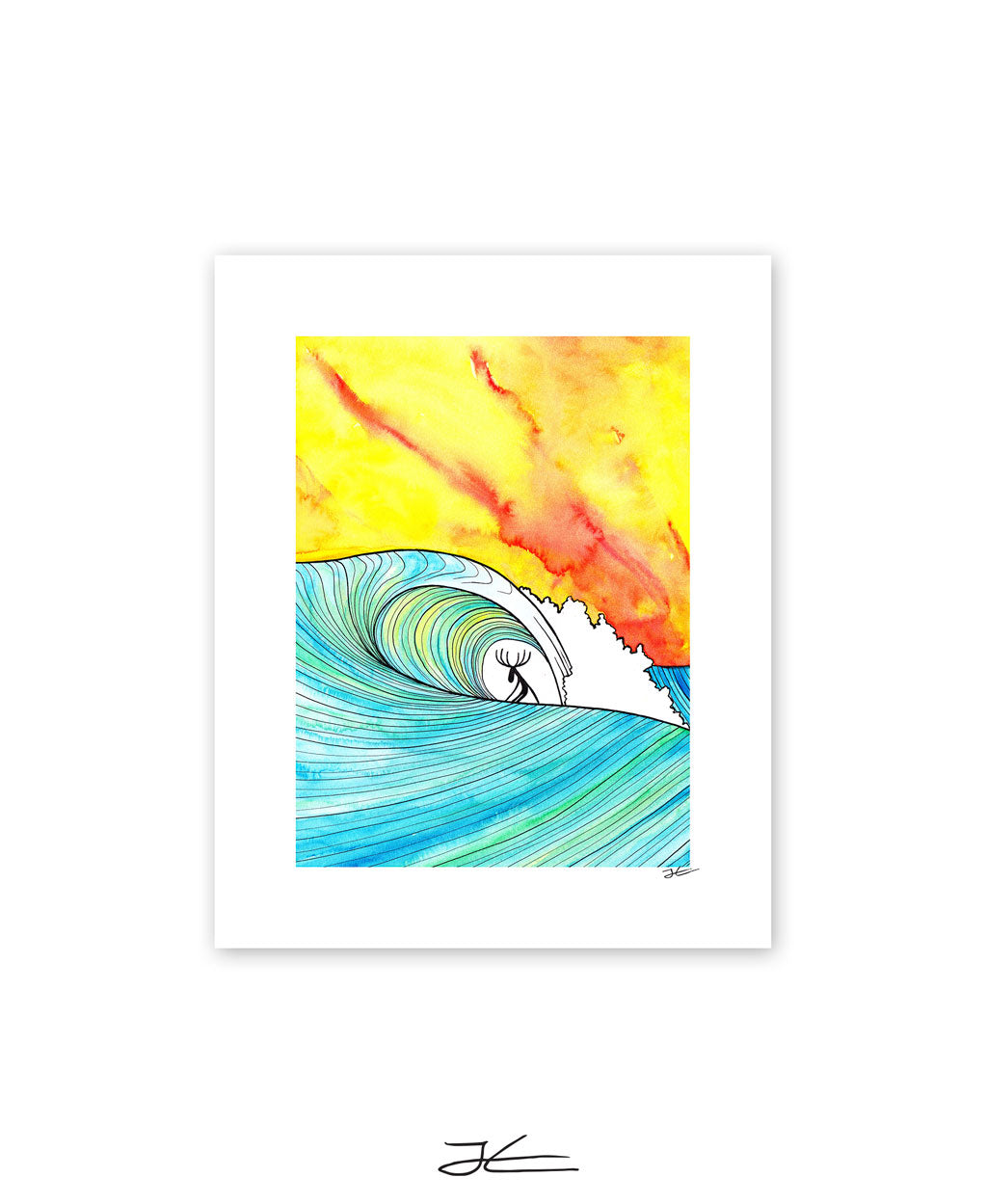 Sunset Slab - Print/ Framed Print