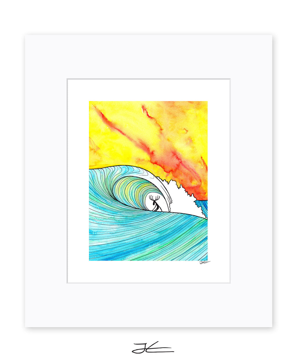Sunset Slab - Print/ Framed Print