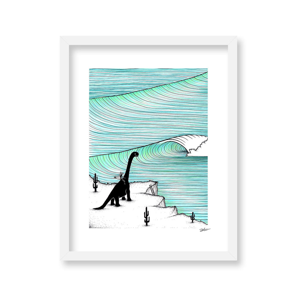 
                  
                    Surf Check - Print/ Framed Print
                  
                