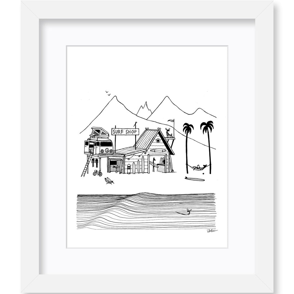 
                  
                    Surf Shop - Print/ Framed Print
                  
                