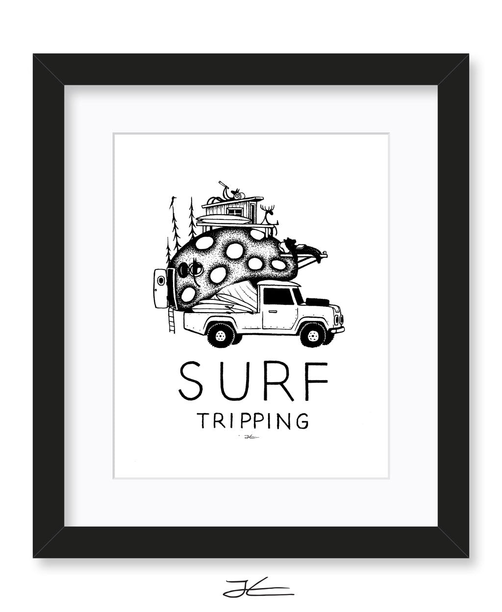 Surf Tripping - Print/ Framed Print