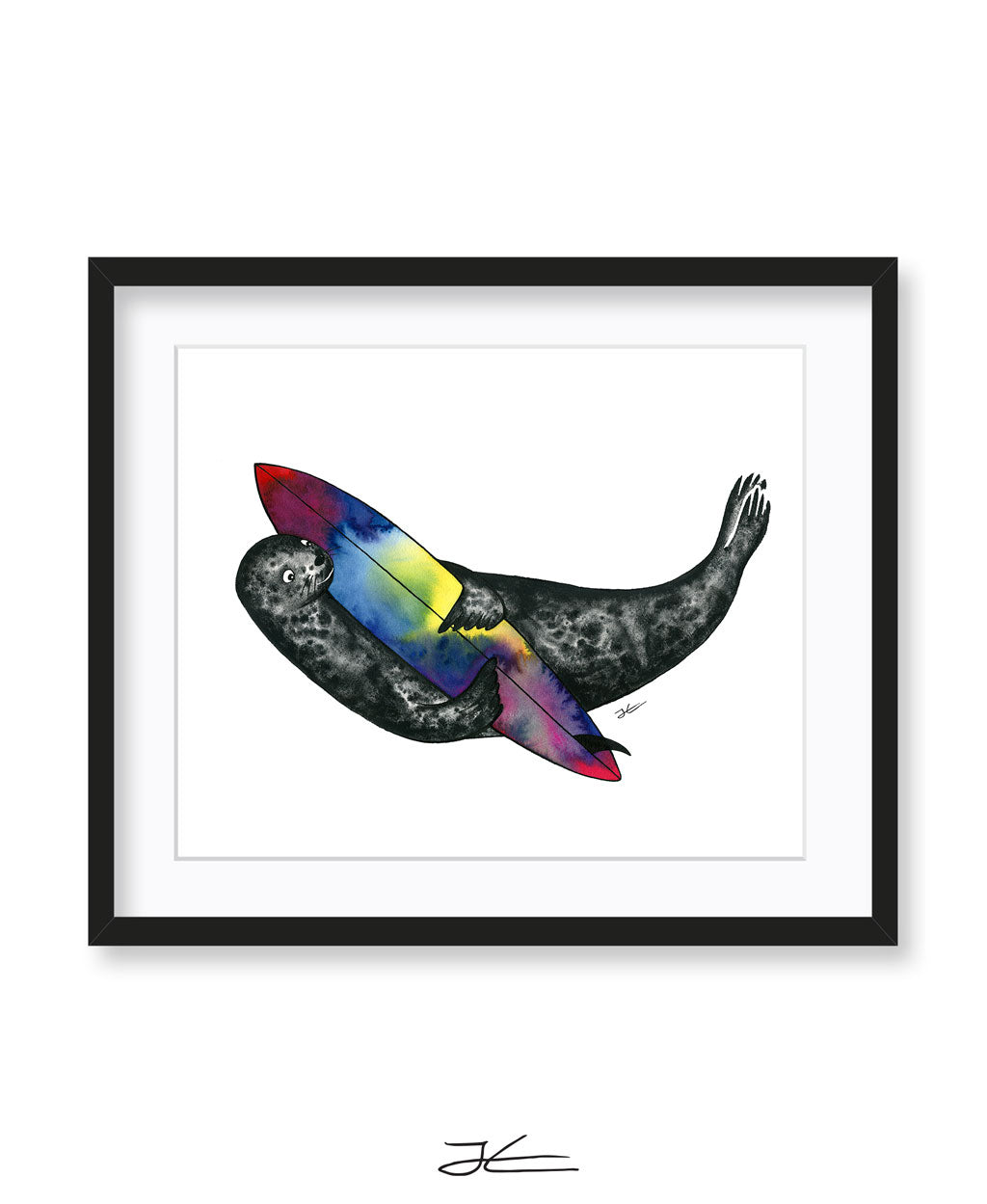 Surfboard Love - Print/ Framed Print