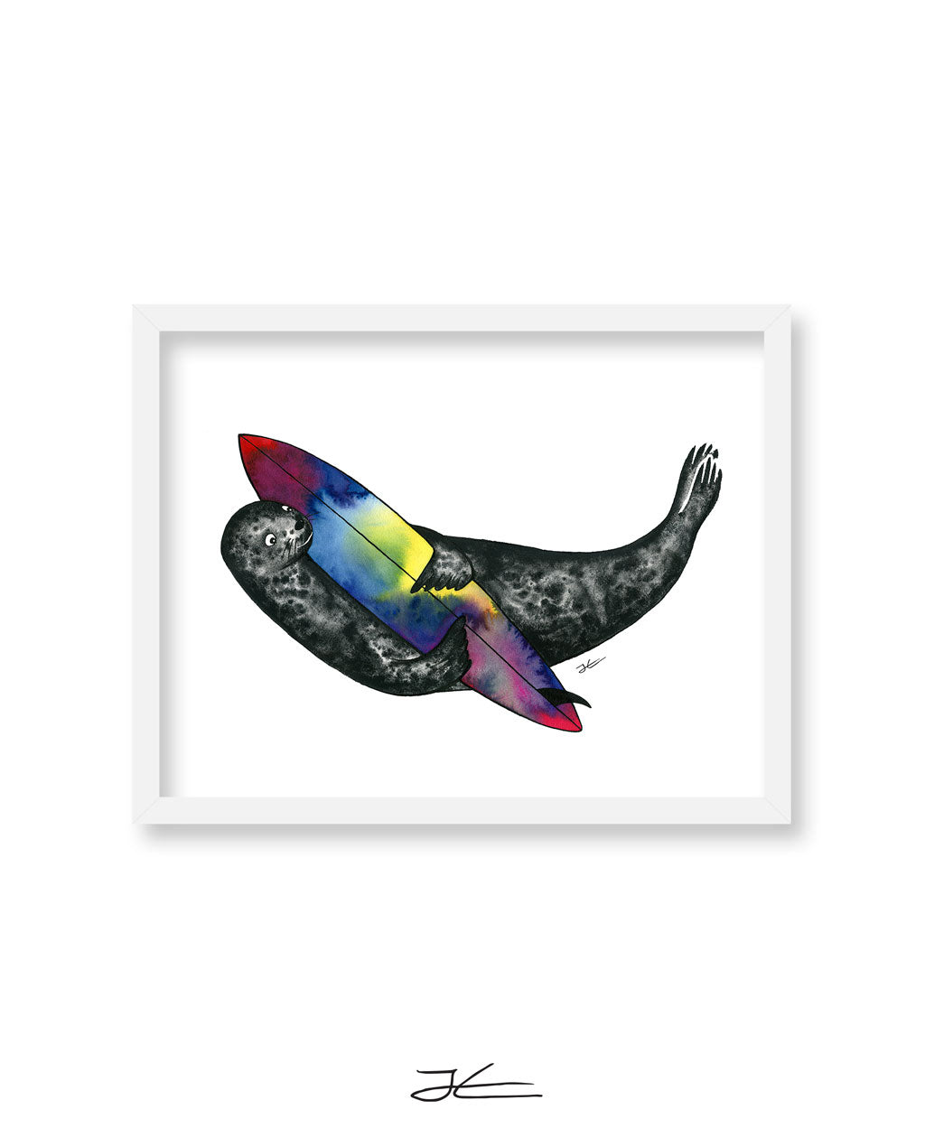 Surfboard Love - Print/ Framed Print