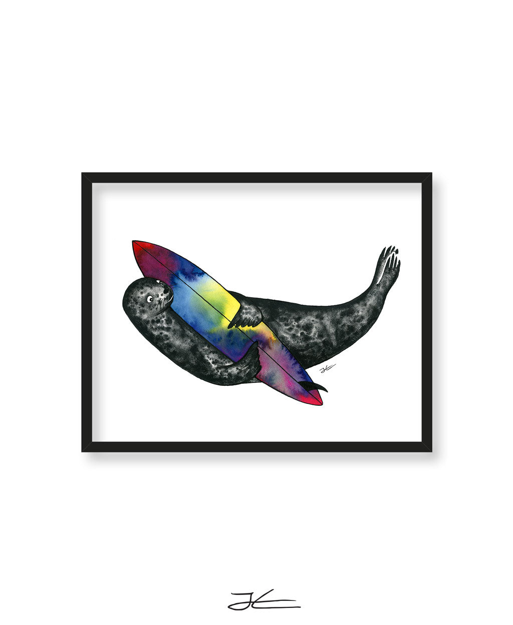 Surfboard Love - Print/ Framed Print