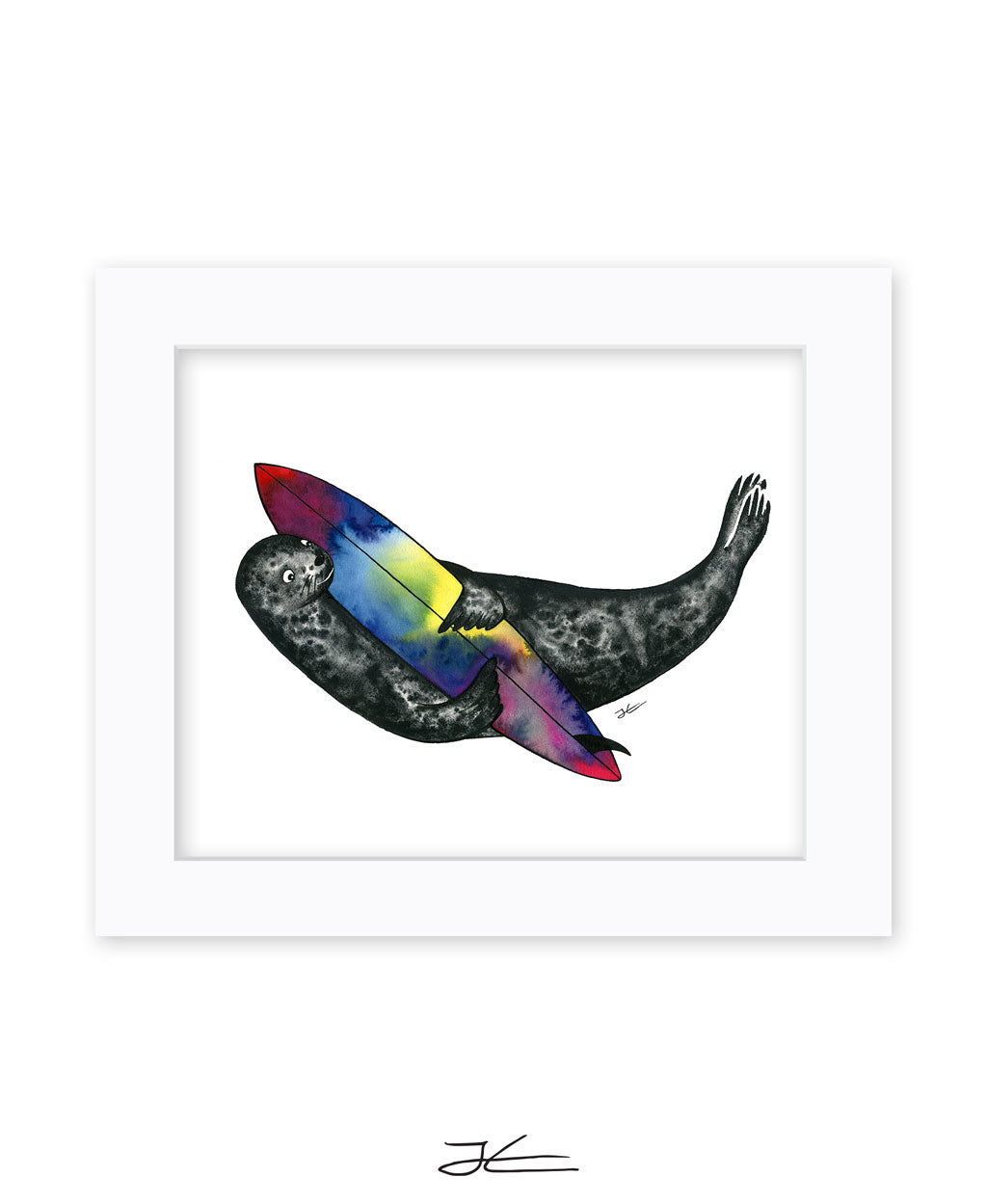 Surfboard Love - Print/ Framed Print