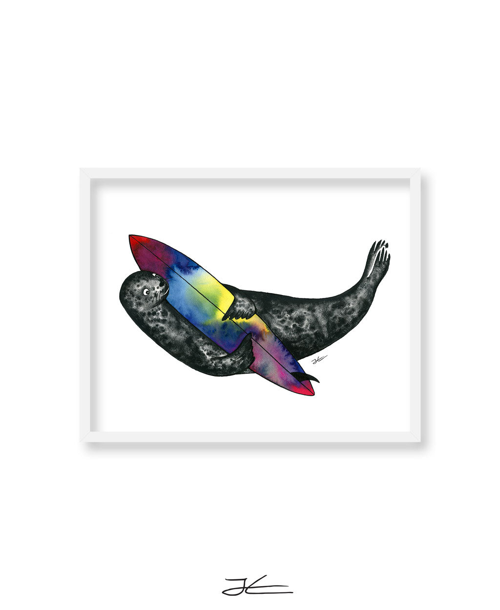 Surfboard Love - Print/ Framed Print