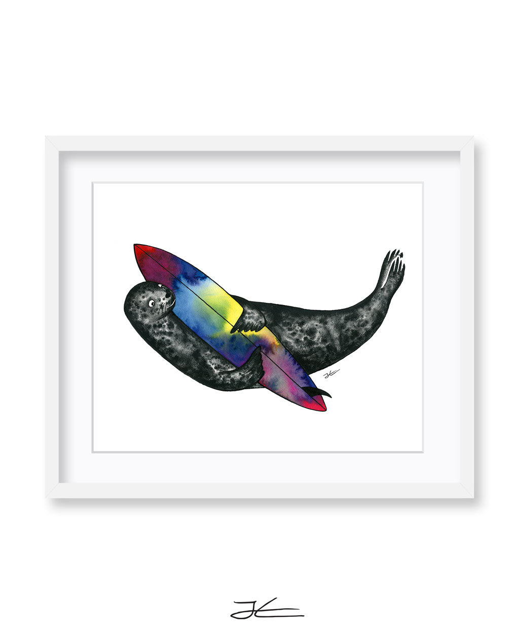 Surfboard Love - Print/ Framed Print