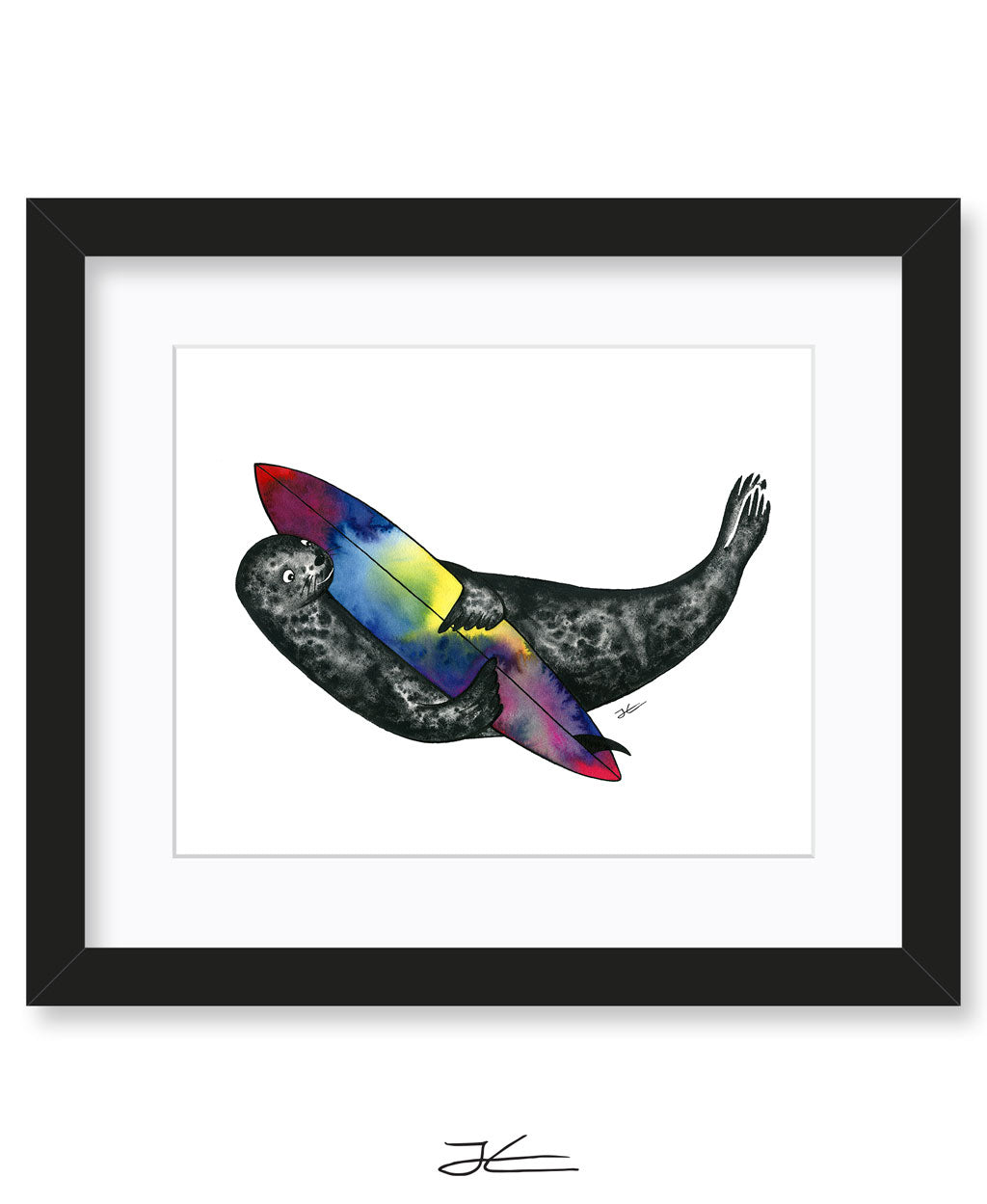 Surfboard Love - Print/ Framed Print