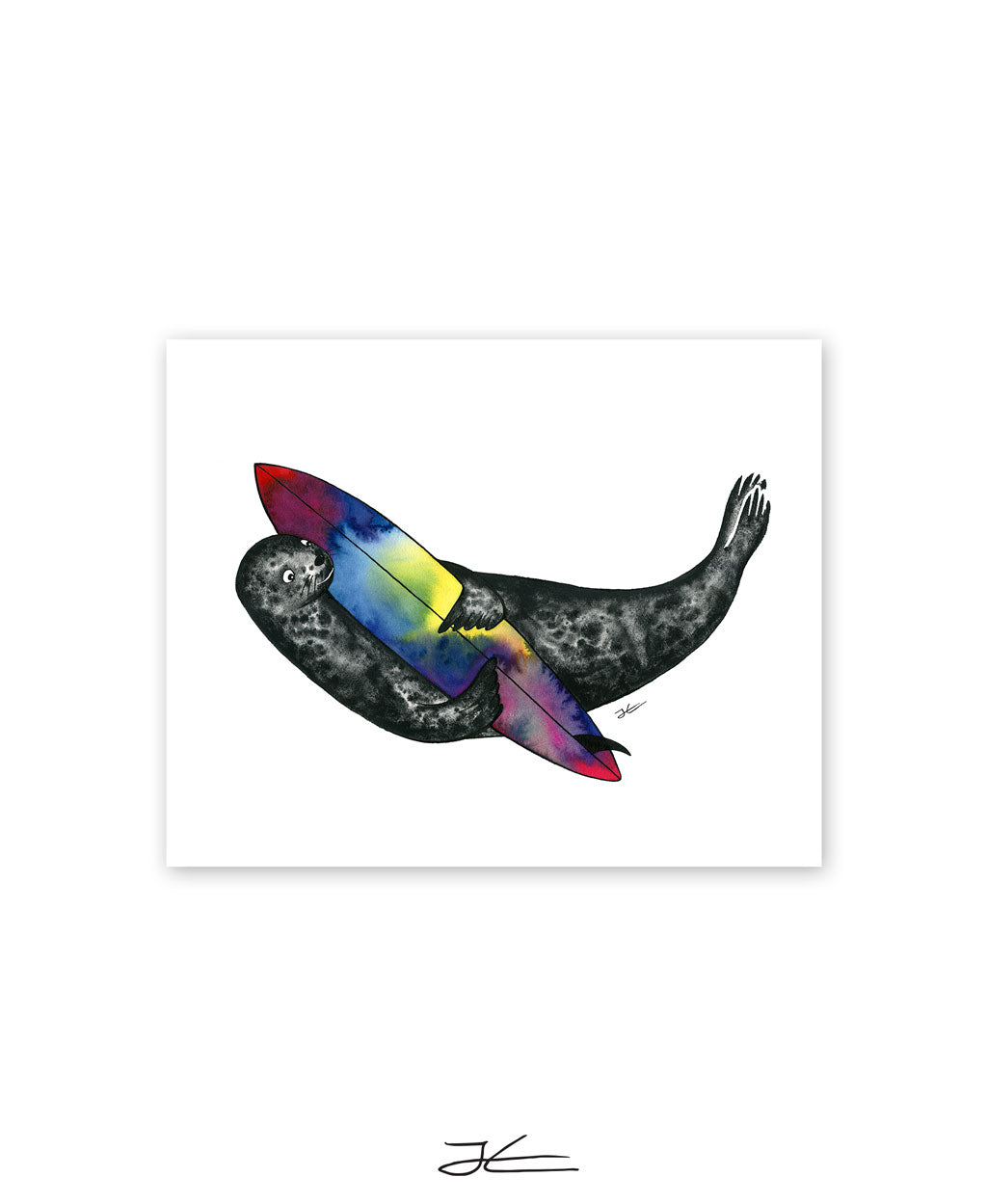 Surfboard Love - Print/ Framed Print