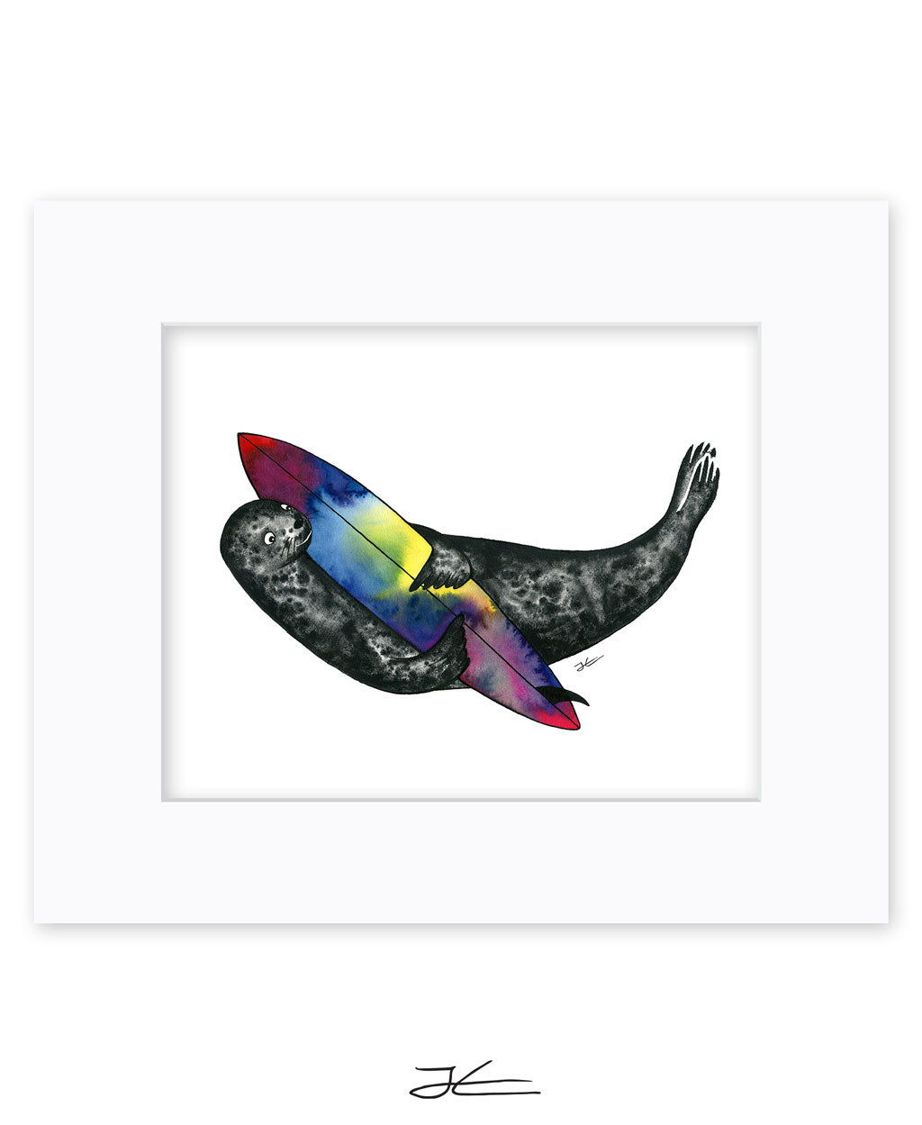 Surfboard Love - Print/ Framed Print