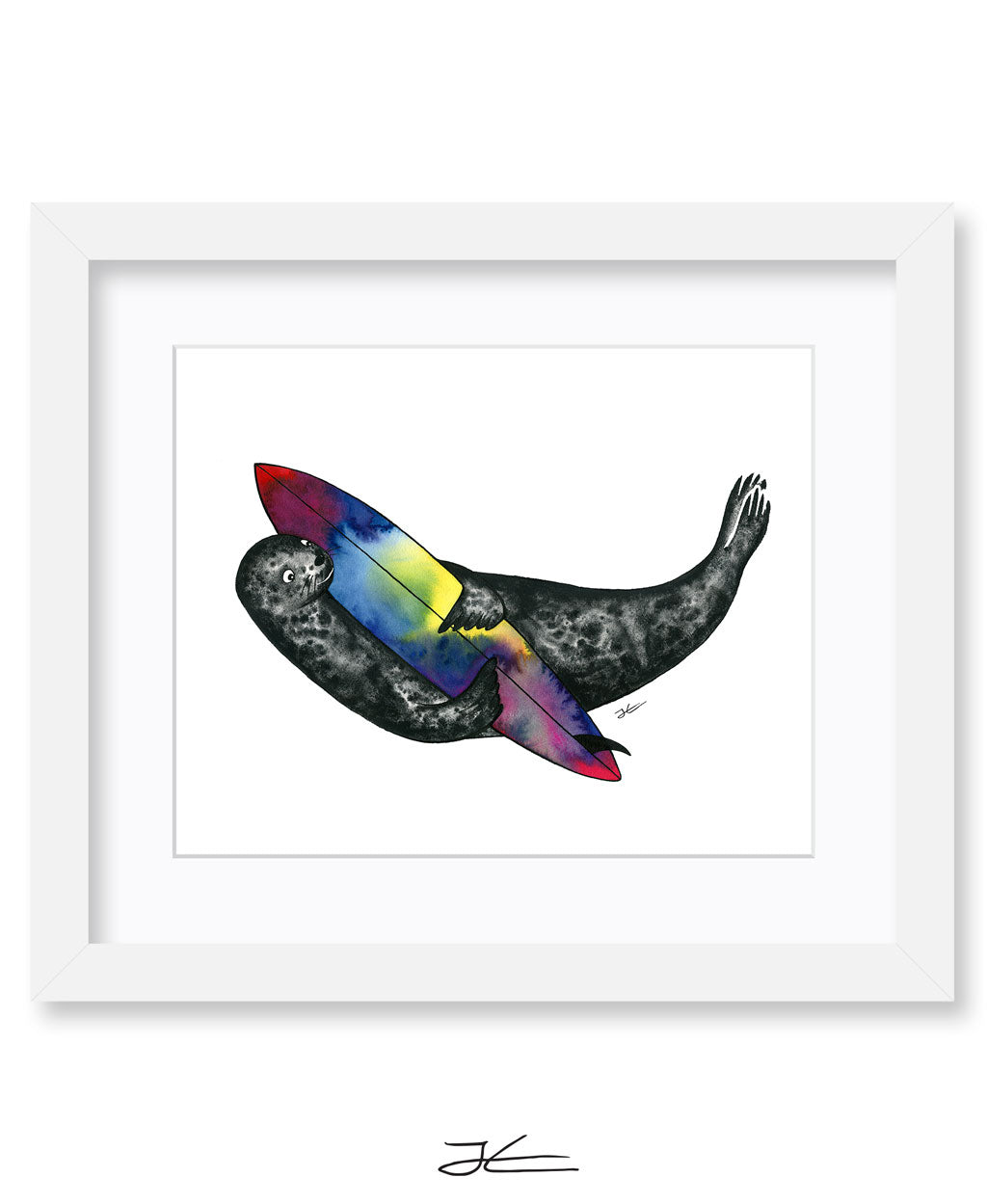 Surfboard Love - Print/ Framed Print