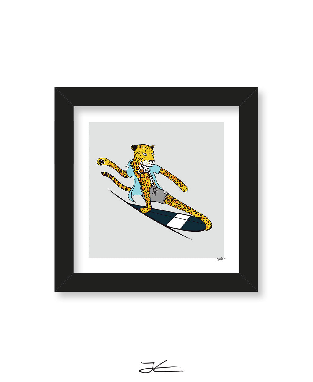 Surfing Jaguar - Print/ Framed Print
