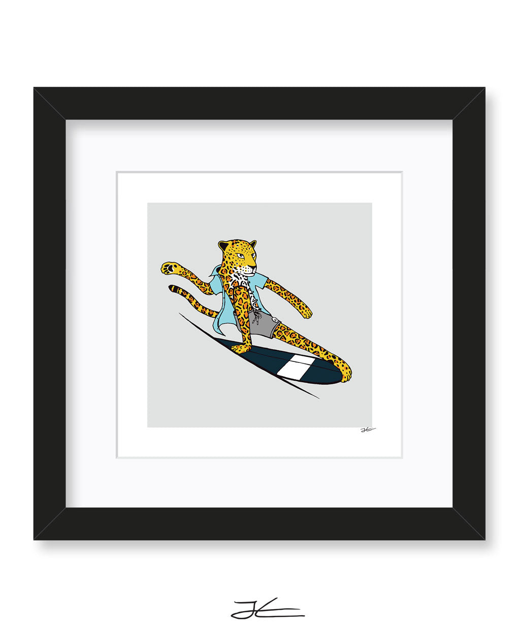 Surfing Jaguar - Print/ Framed Print