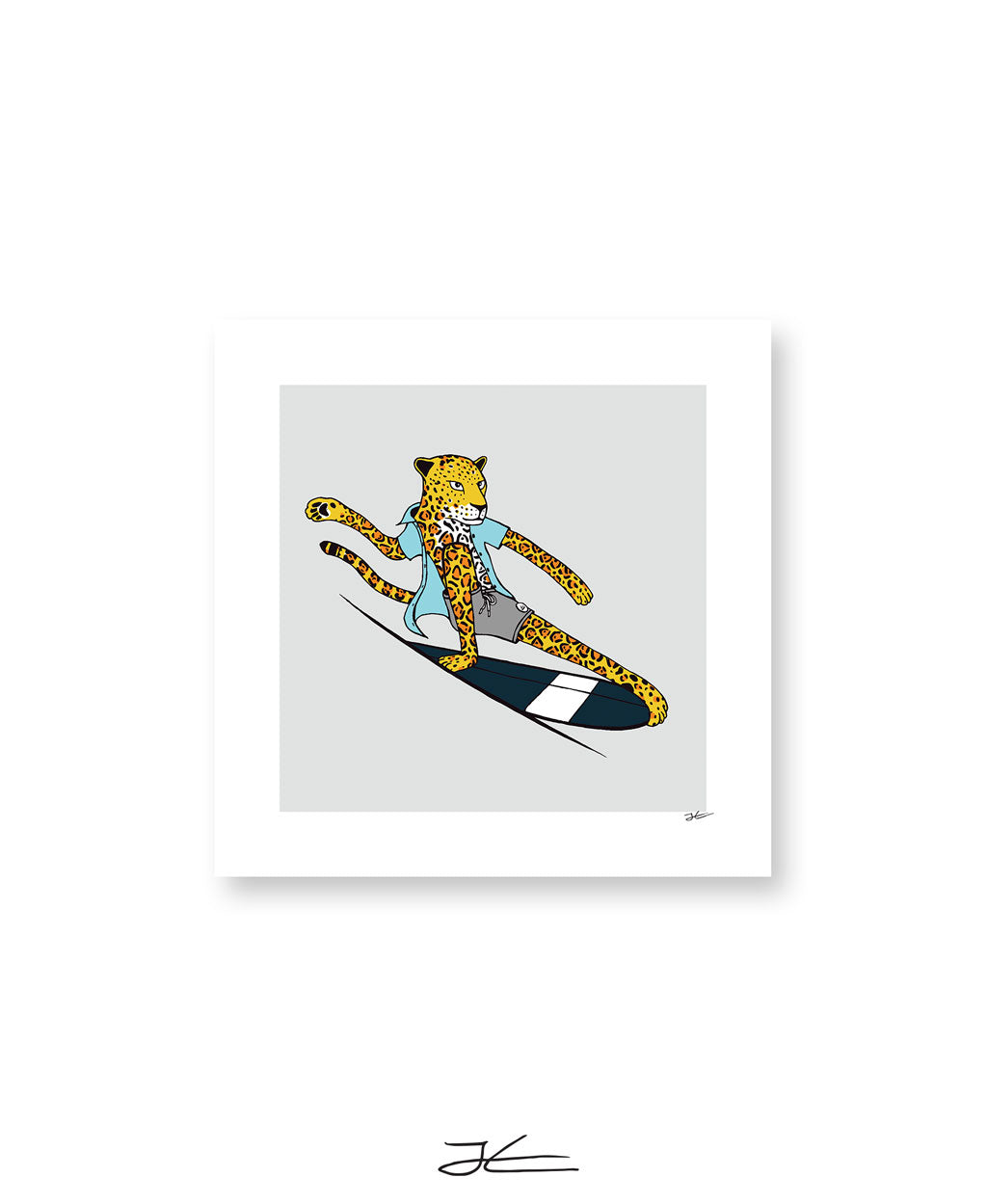 Surfing Jaguar - Print/ Framed Print