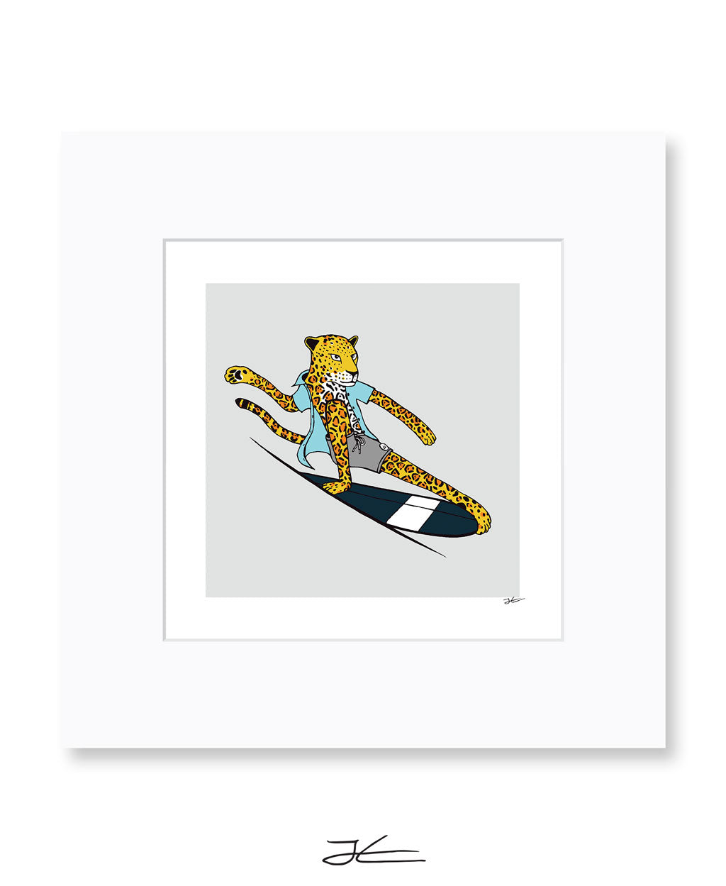 Surfing Jaguar - Print/ Framed Print