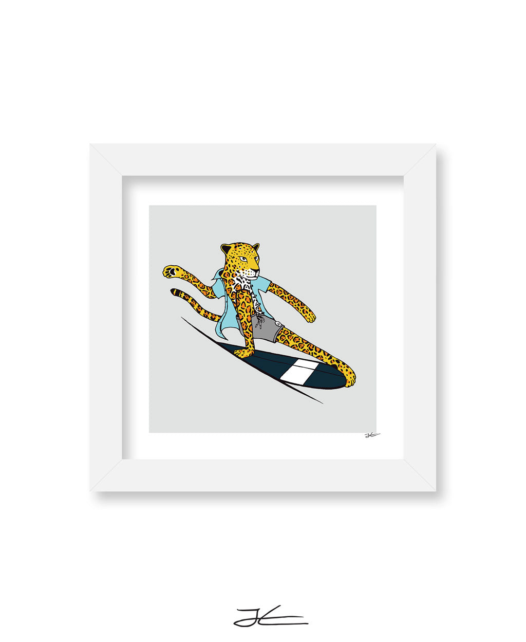 Surfing Jaguar - Print/ Framed Print