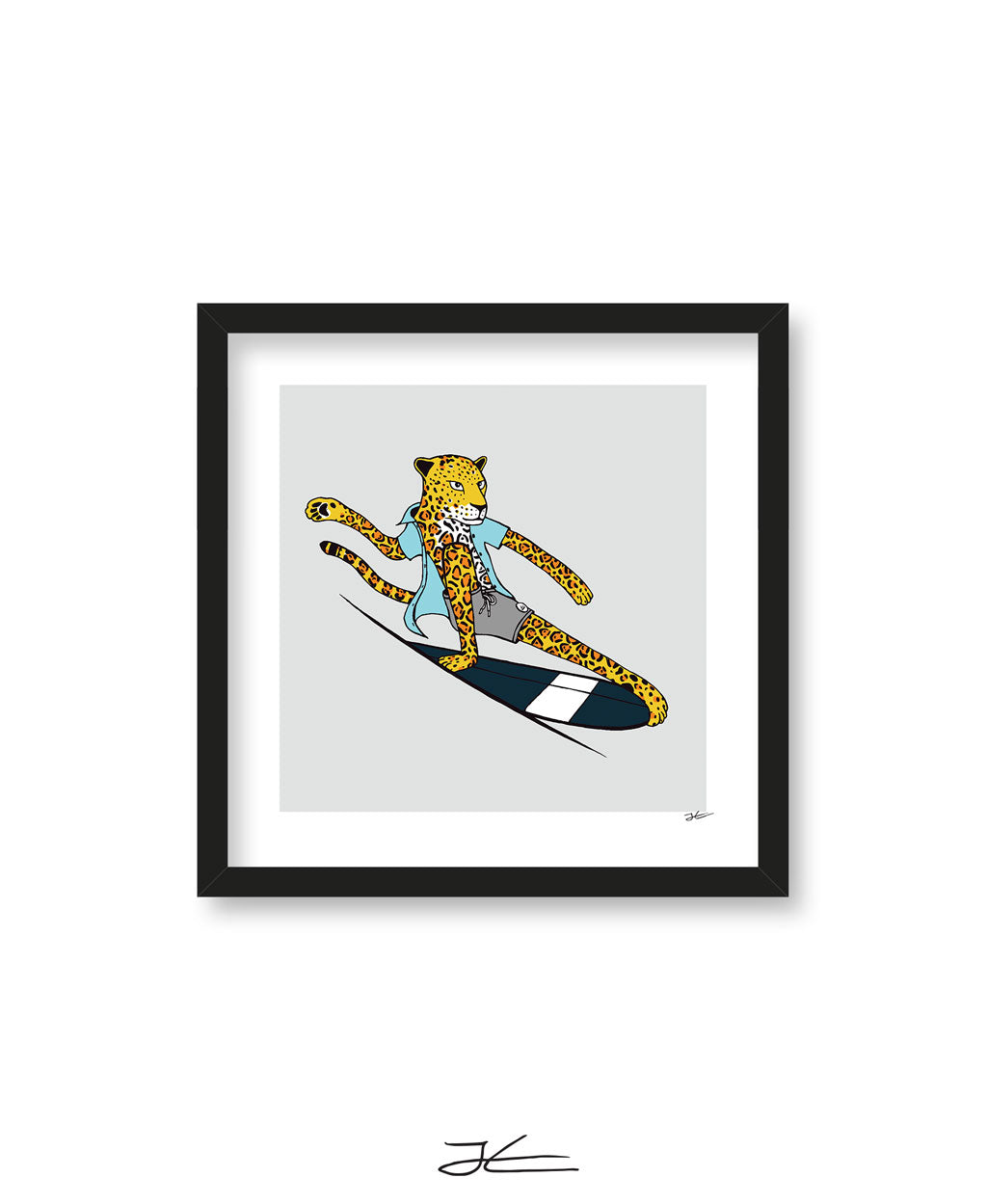 Surfing Jaguar - Print/ Framed Print