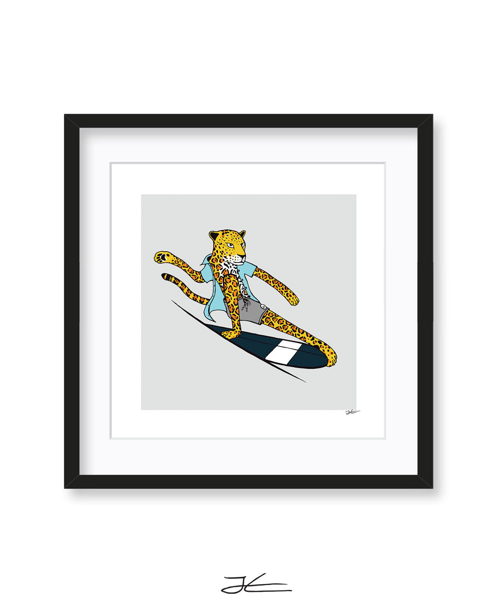 Surfing Jaguar - Print/ Framed Print