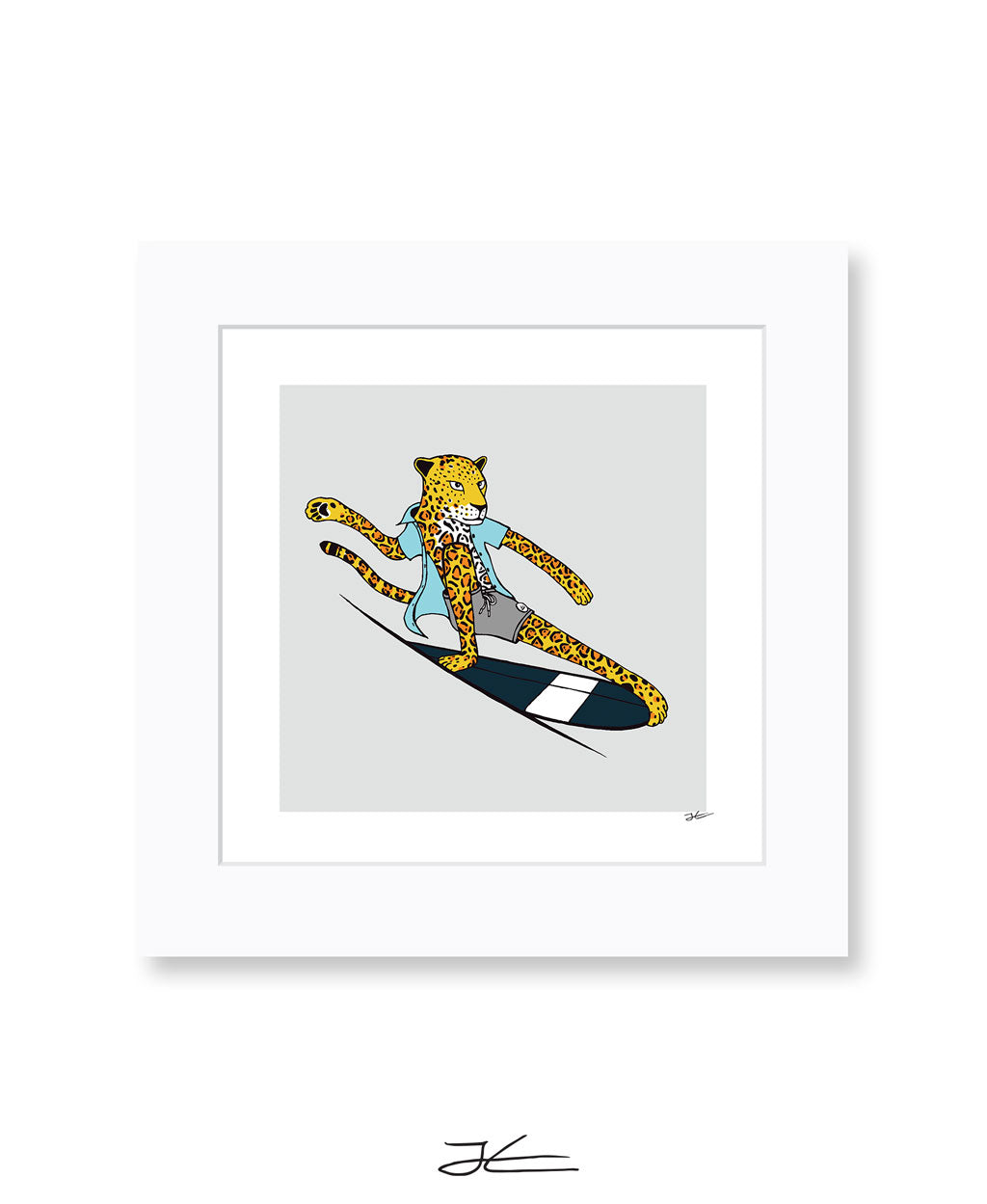 Surfing Jaguar - Print/ Framed Print