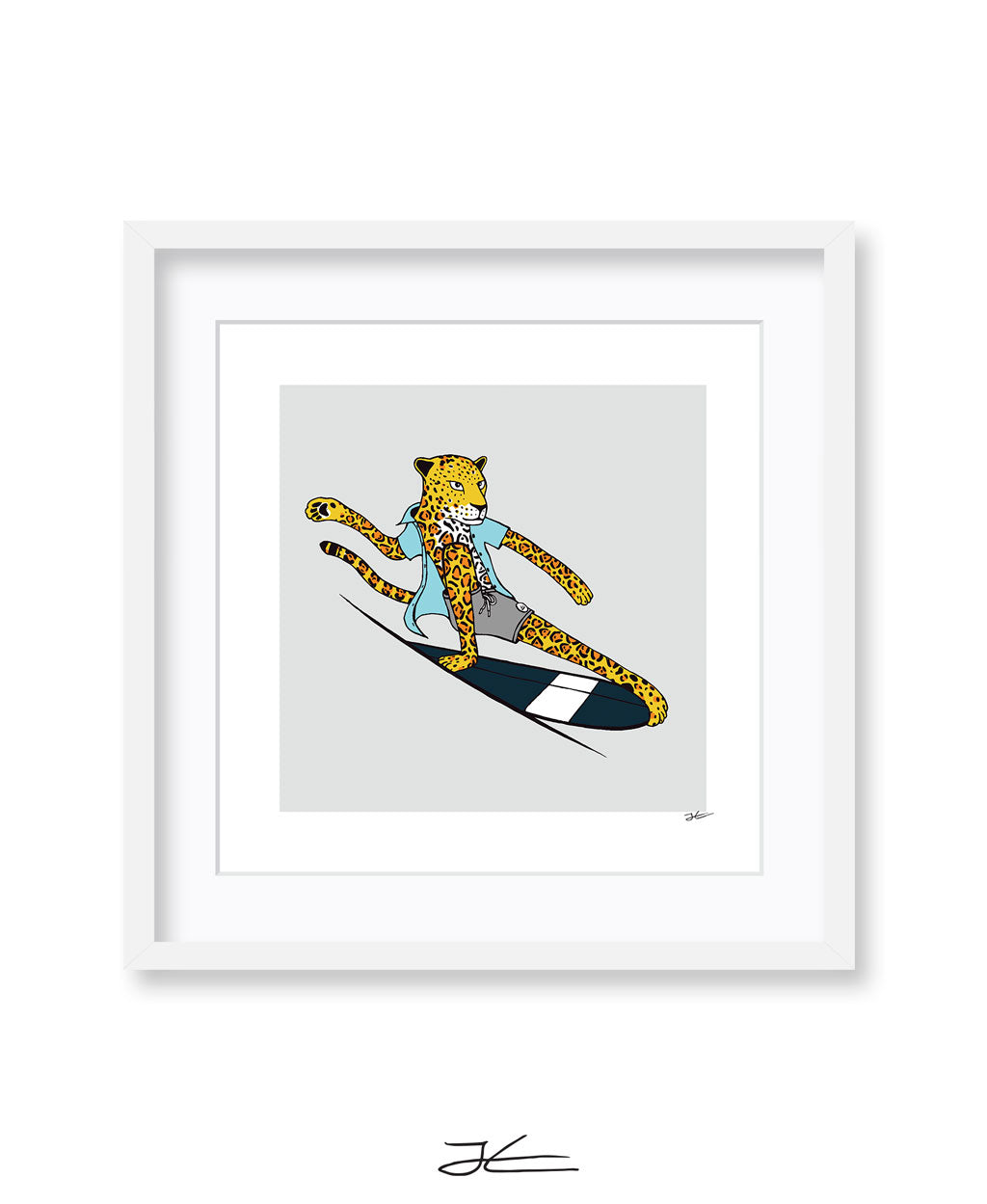 Surfing Jaguar - Print/ Framed Print