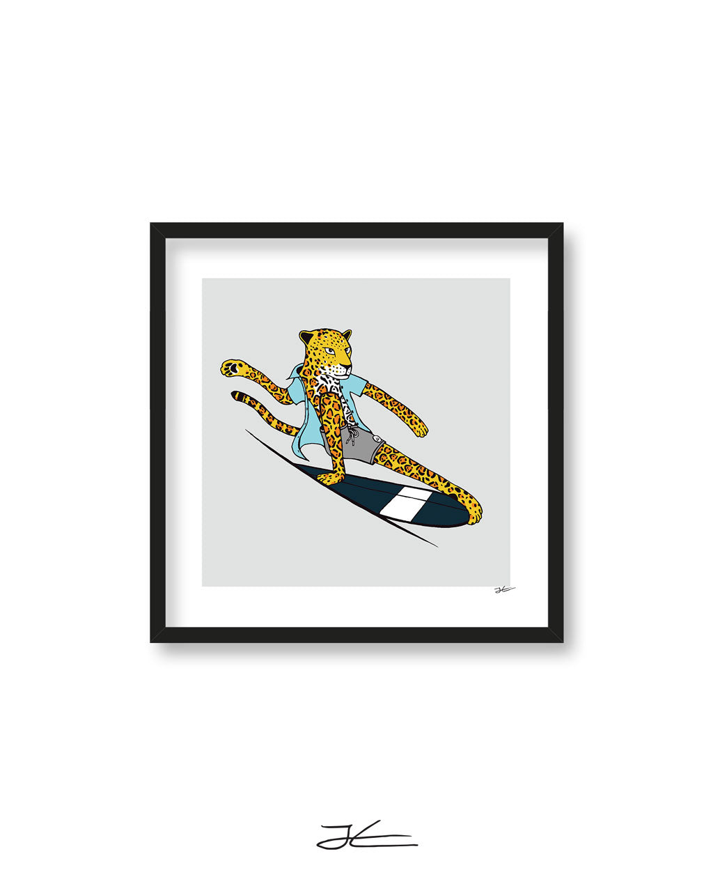 Surfing Jaguar - Print/ Framed Print