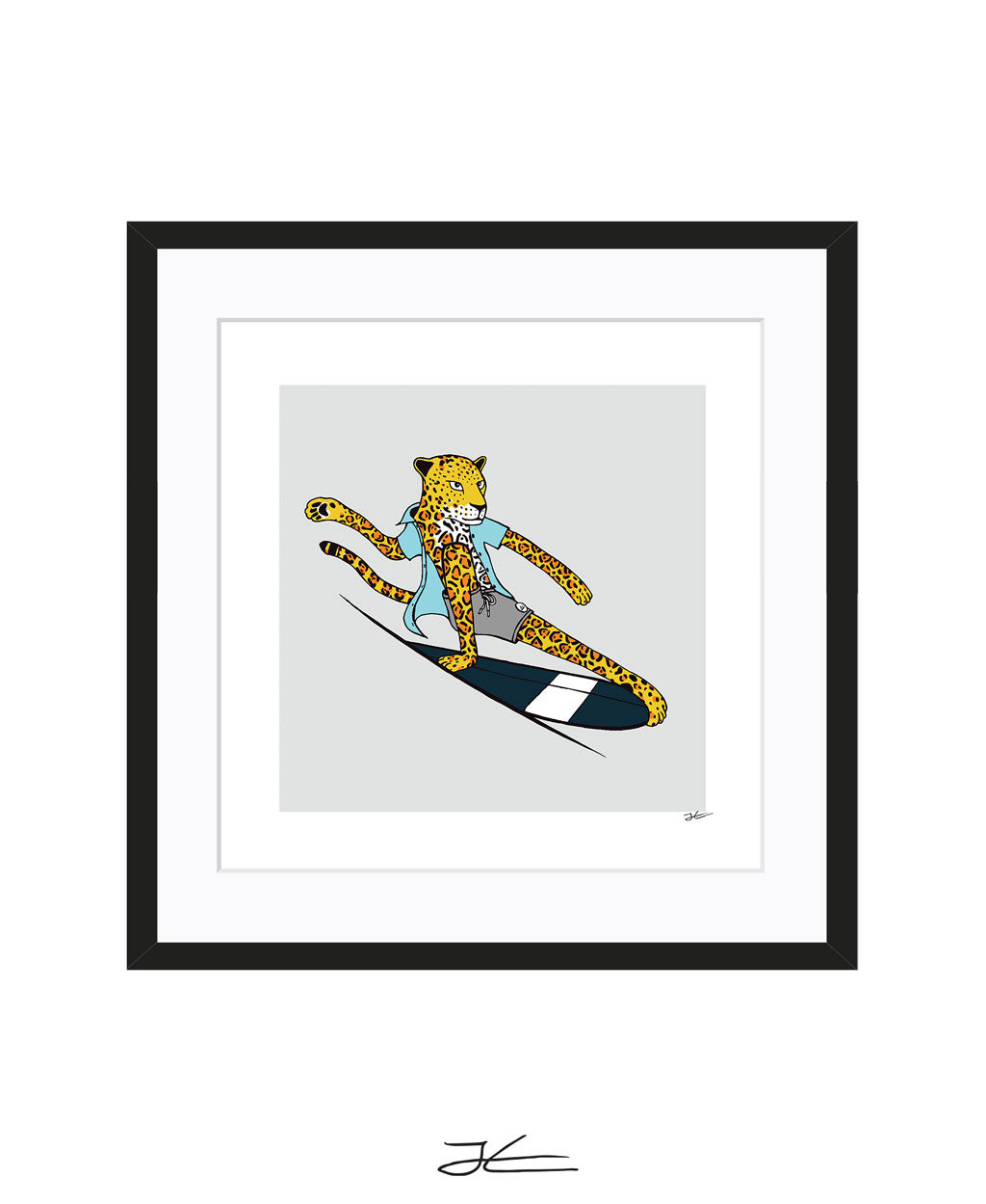 Surfing Jaguar - Print/ Framed Print