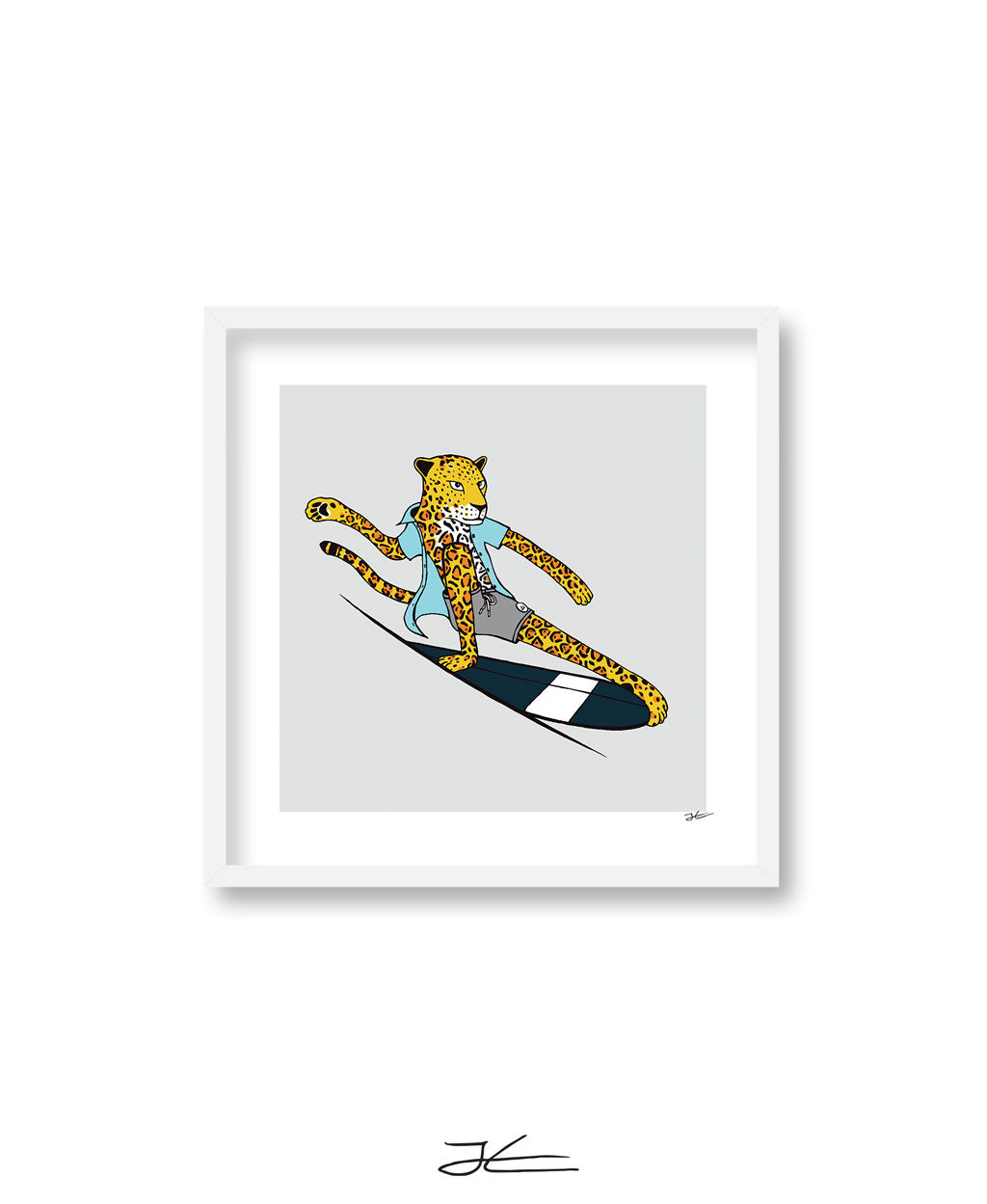 Surfing Jaguar - Print/ Framed Print