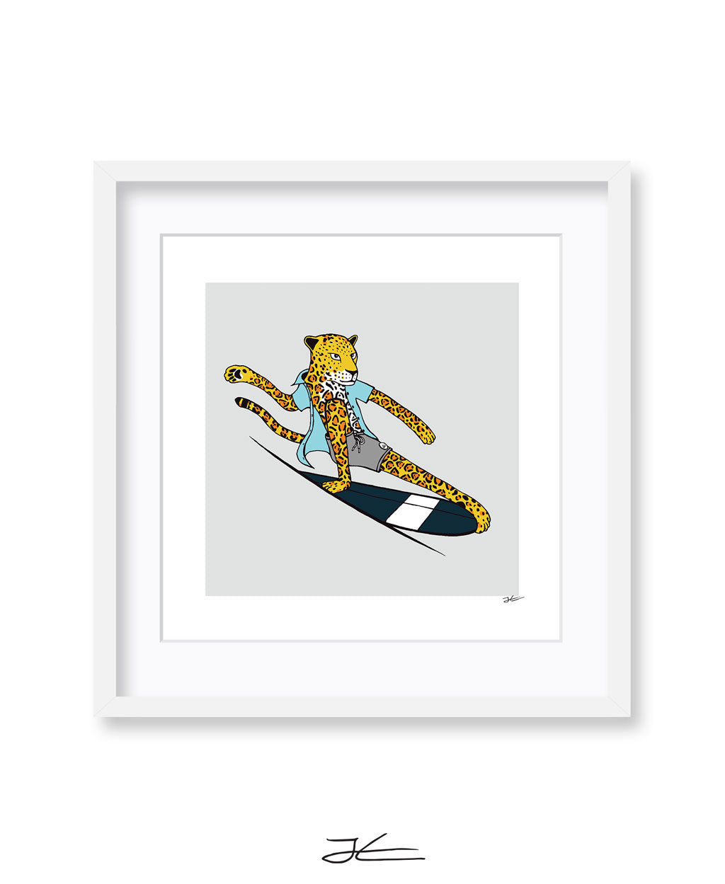 Surfing Jaguar - Print/ Framed Print