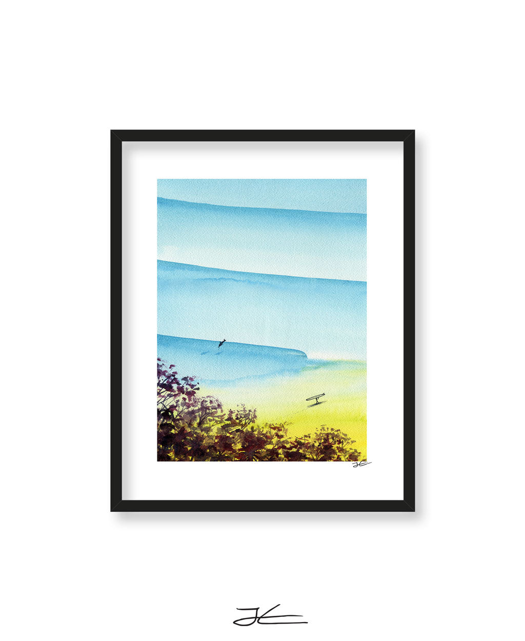 Surfing Pod - Print/ Framed Print
