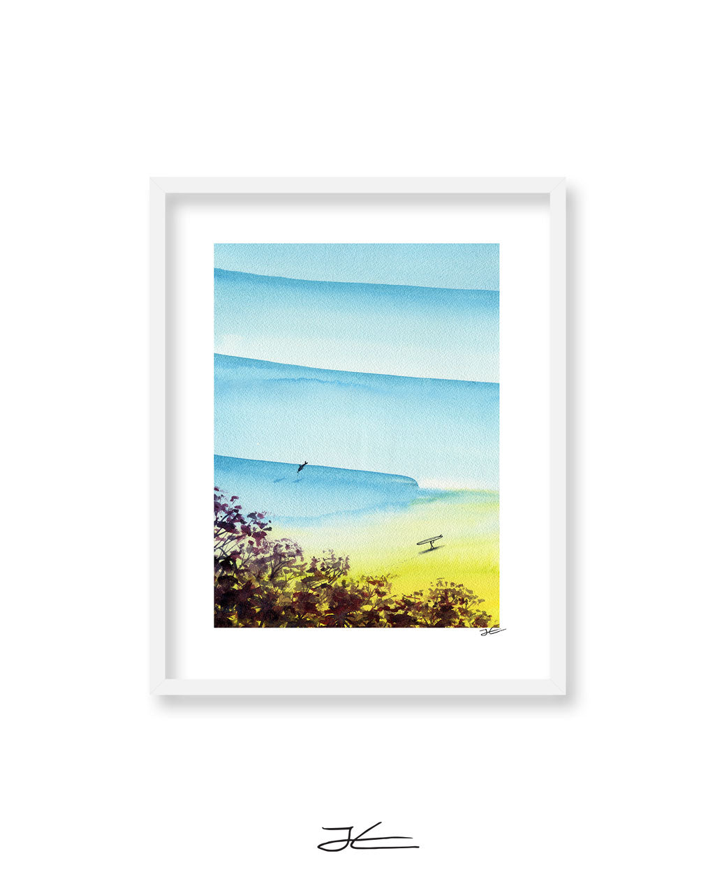 Surfing Pod - Print/ Framed Print