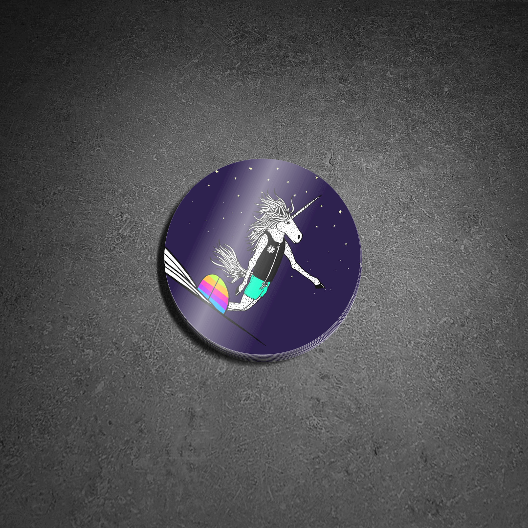 
                  
                    Surfing Unicorn Sticker (3 Stickers)
                  
                